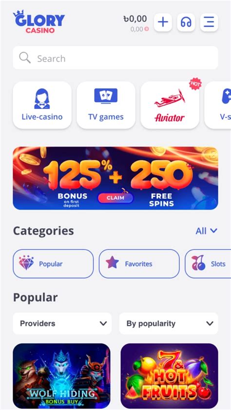 Download Apk and App for Glory Online Casino in Bangladesh.